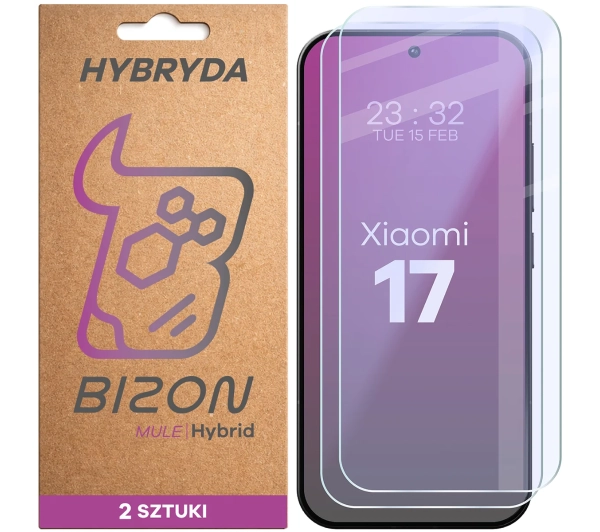 Bizon elastyczne Hybrid Mule Duo do Xiaomi 17 2 sztuki