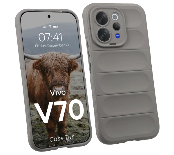 Bizon Case Tur do Vivo V70 5G Jasnoszary