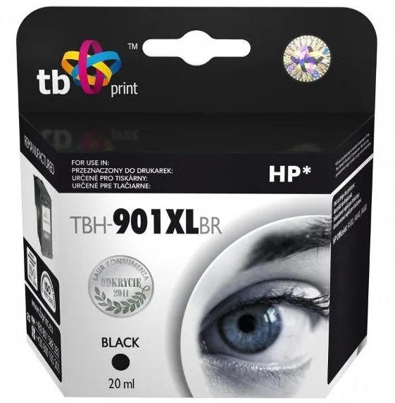 Tusz TB Print TBH-901XLBR (zamiennik 901XL) Czarny 20 ml