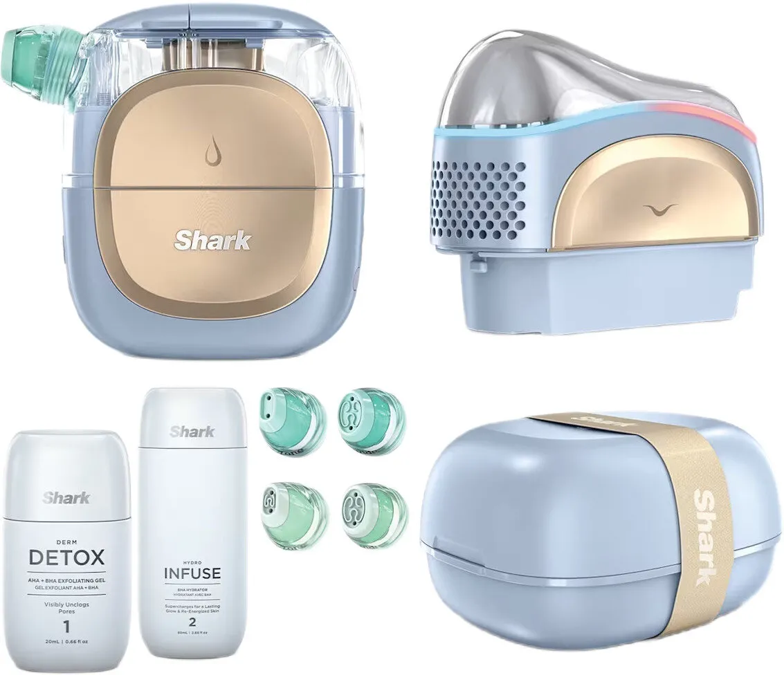 Urządzenie do pielęgnacji twarzy Shark Facial Pro Glow FH320 Niebieski