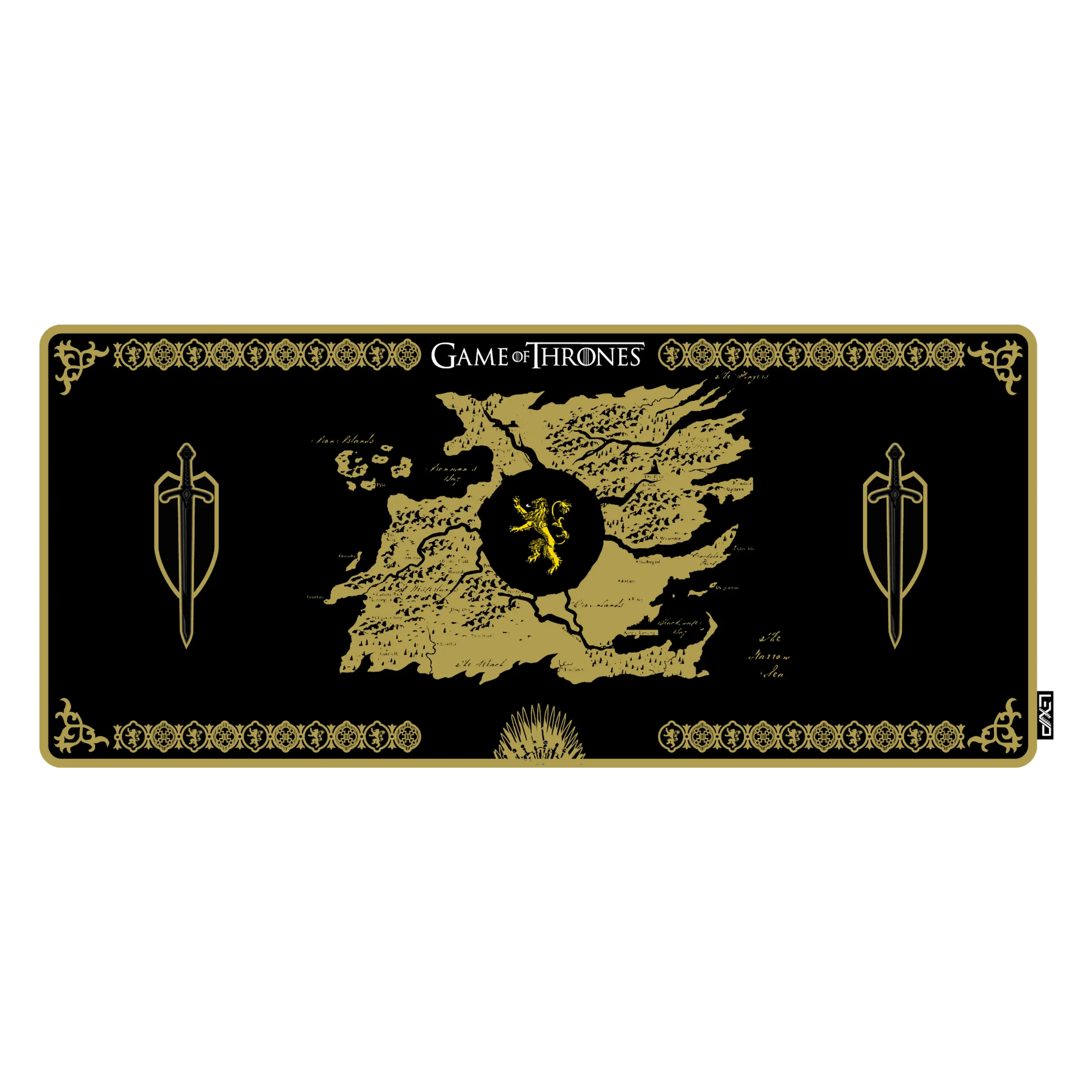 Podkładka Lexip Lannister Game of Thrones XXL Czarny