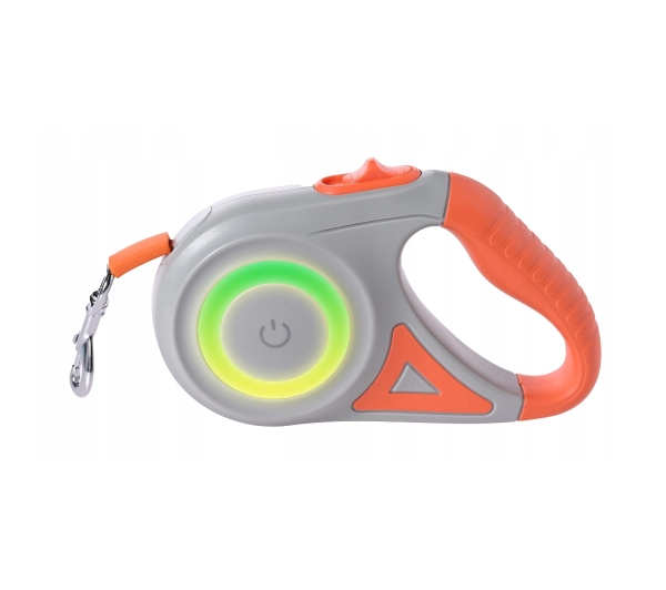 Pupilplanet Automatyczna 5m LED z bocznym światłem Pomarańczowo-szary