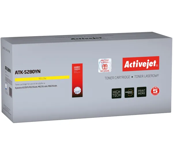 ActiveJet ATK-5280YN (zamiennik TK-5280Y) Żółty