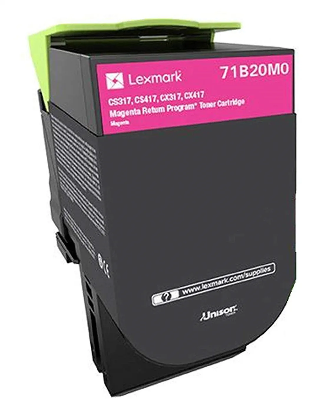 Toner Lexmark 71B20M0 Purpurowy