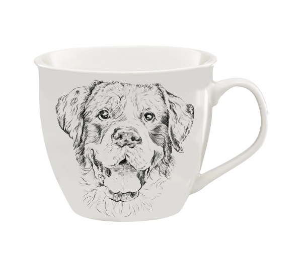 Ambition porcelanowy 550ml Golden Retriever Wild