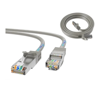Kabel sieciowy Extralink Patchcord LAN Kat.5e UTP 10m Szary