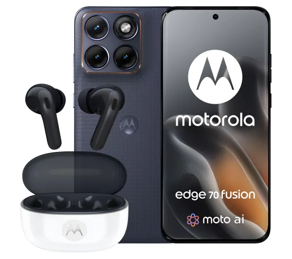 Motorola edge 70 fusion 12/256GB 6,78" 144Hz 50Mpix Grafitowy + Słuchawki Moto Buds 2
