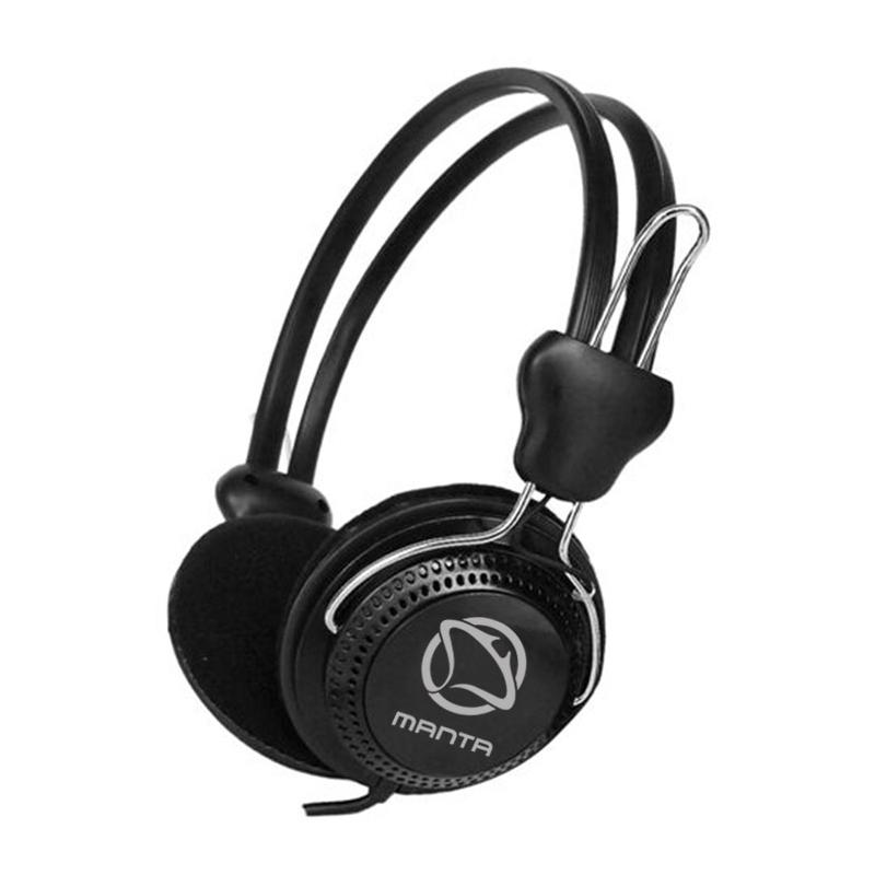 Słuchawki przewodowe z mikrofonem Manta HDP013