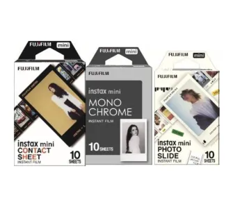 Wkład do aparatu Fujifilm Instax Mini Classic Bundle 26 (photo Slide,monochrome,contact Sheet) 3x10szt