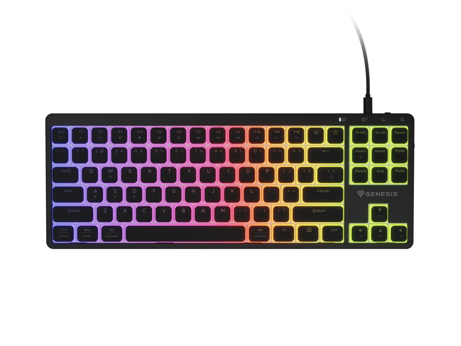 Klawiatura mechaniczna Genesis Thor 430 TKL Czarny
