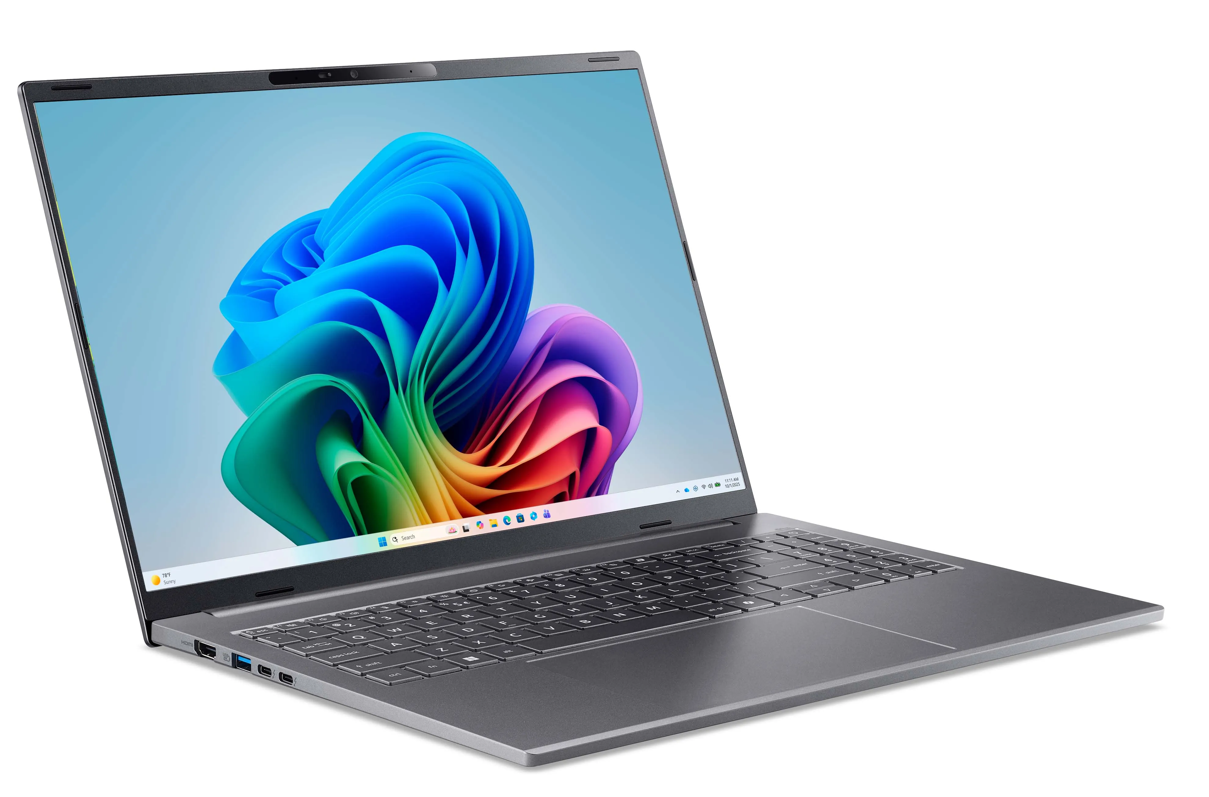 Laptop Acer Aspire 16 AI A16-I71M OLED 16" Ultra 5 325 16GB RAM 512GB Dysk SSD Win11 Szary Funkcje AI