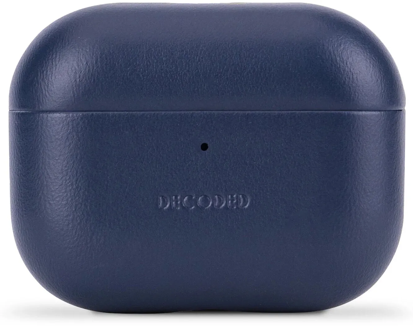 Etui na słuchawki Decoded Leather Case MagSafe do Apple AirPods Pro 3 Granatowy