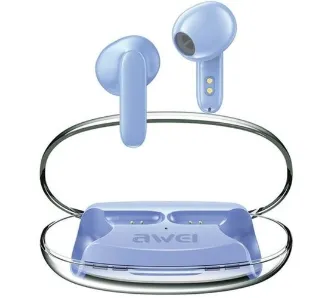 Słuchawki bezprzewodowe Awei T85 ENC TWS Douszne Bluetooth 5.3 Niebieski