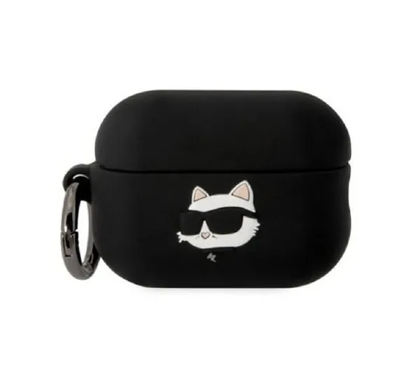Karl Lagerfeld Karl & Choupette Head 3D do Apple Airpods Pro 2 Czarny