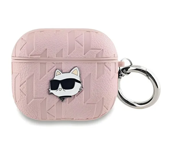 Karl Lagerfeld Monogram Choupette Head do Apple AirPods Pro 2 Różowy