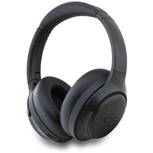 Słuchawki bezprzewodowe Lacoste LCWHP01PBEK Monogramme ANC Nauszne Bluetooth Czarny