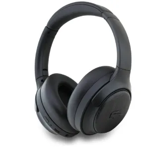 Słuchawki bezprzewodowe Lacoste LCWHP01PBEK Monogramme ANC Nauszne Bluetooth Czarny