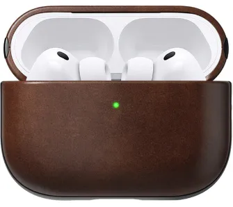 Etui na słuchawki Nomad Modern Leather Case do Apple AirPods Pro 3 Brązowy