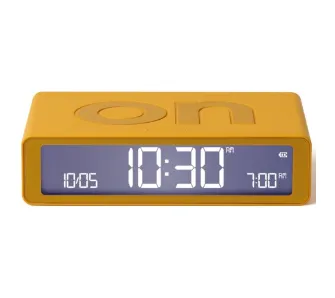 Budzik Lexon Flip Classic Yellow LR157J9 Żółty
