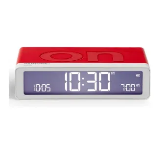 Budzik Lexon Flip Classic X Pantone Red LR157PT-R Czerwony