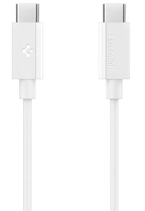 Kabel Spigen USB-C - USB-C EB6020CC Essential 60W 2 m Biały