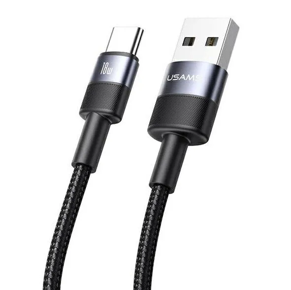 Kabel USAMS USB - USB- SJ718 60W 1.2 m Stalowy