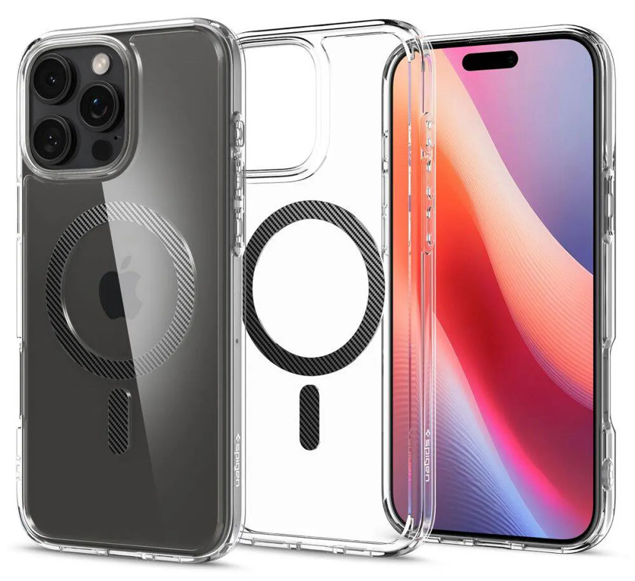 Etui Spigen Ultra Hybrid MagSafe do iPhone 16 Pro Max Przeroczysty