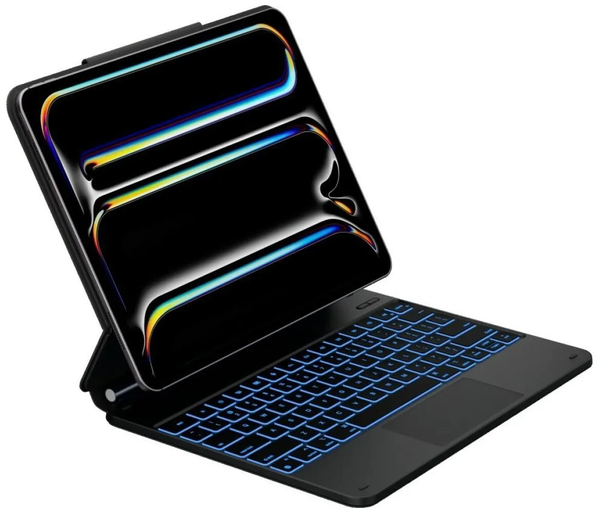 Etui Typecase Edge z klawiaturą do iPad Air 13" 2024/2025 Włókno Węglowe