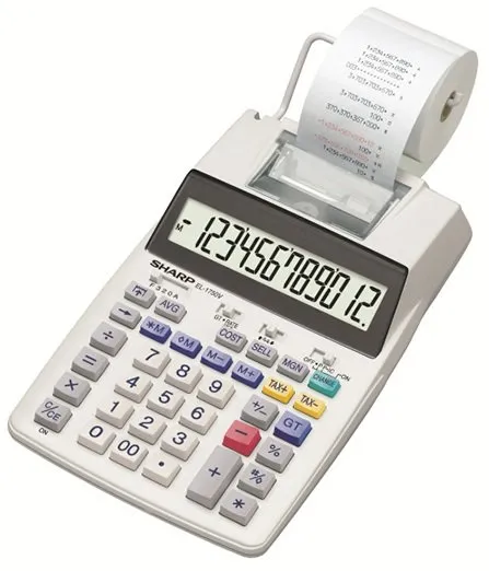 Kalkulator Sharp EL1750V Biały