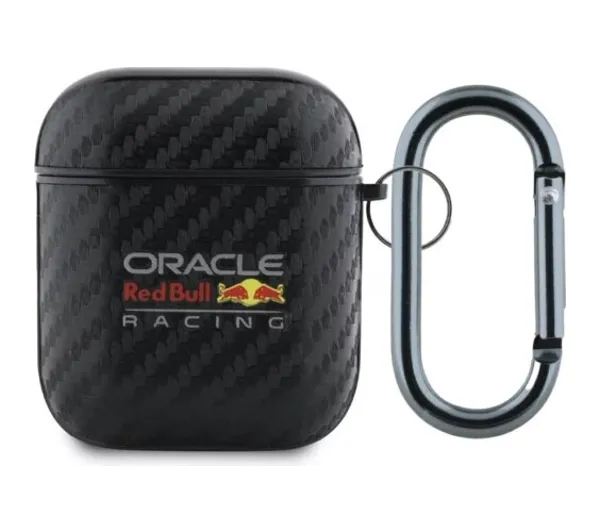 Red Bull Racing PU Carbon Logo do Apple AirPods 1/2 Czarny
