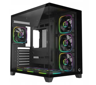 Obudowa Rampage Sealite 7xFan ARGB Czarny