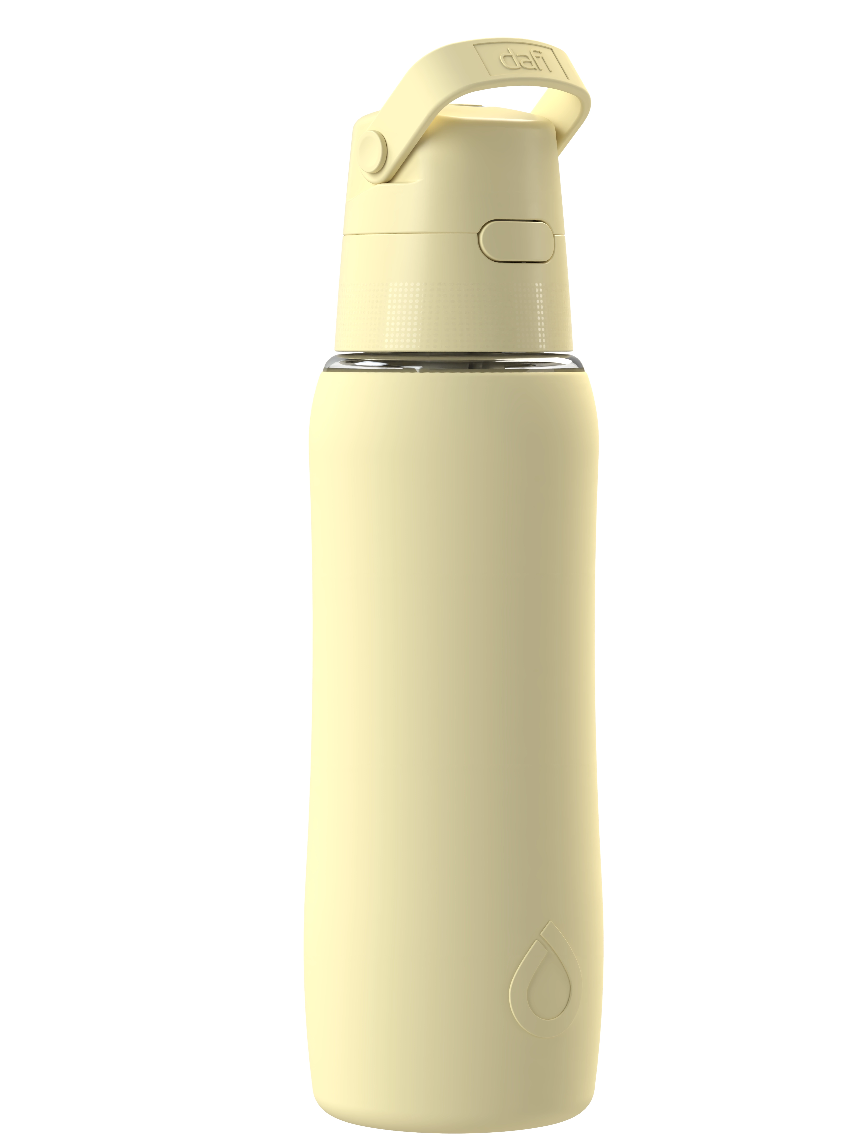 Butelka filtrująca Dafi Solid SiliconeFit 0,7l 1 wkład Yellow Butter