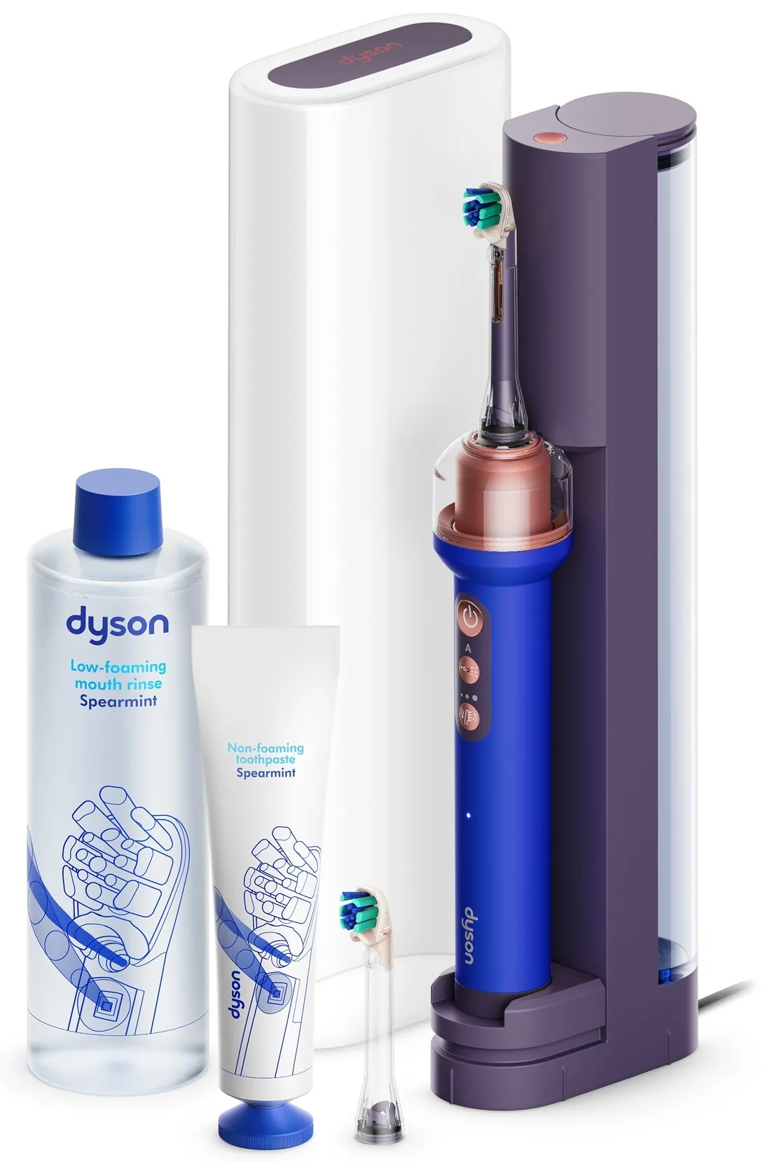 Szczoteczka elektryczna Dyson CameraJet z funkcją irygacji Niebieski
