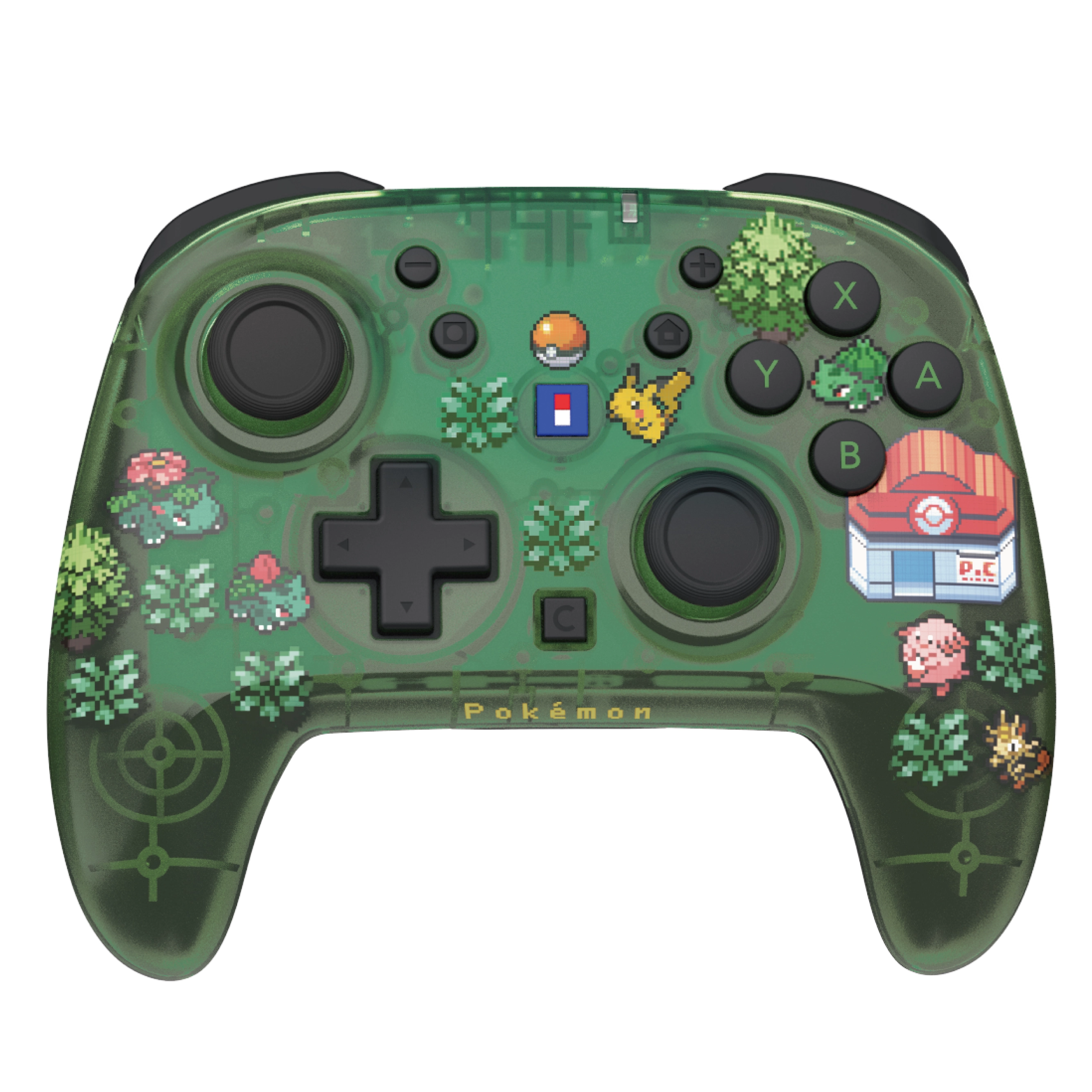 Pad Hori Wireless HORIPAD Turbo Pokemon Pixel Green do Nintendo Switch 2 Bezprzewodowy