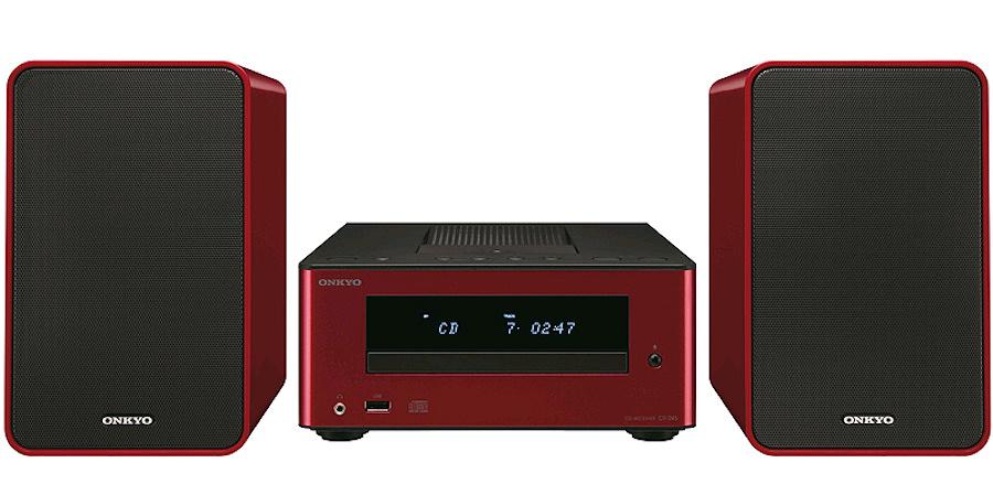 Wieża Onkyo CS-245 (czerwony)