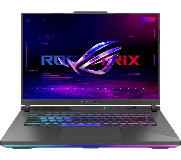 ASUS ROG Strix G16 G614PR-R9161 16" 165Hz R9 8940HX 16GB RAM 1TB Dysk SSD RTX5070Ti DLSS4 Szary Funkcje AI