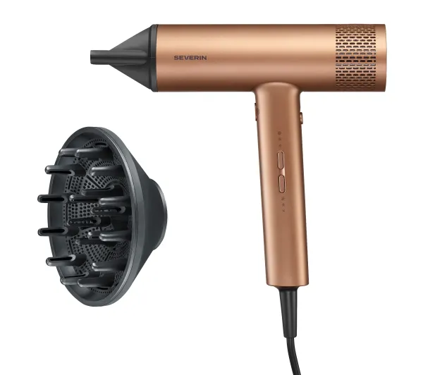 Severin HT 0172 S-Style Pro Jonizacja Dyfuzor Zimny nawiew 2000W 3 prędkości 3 temperatury