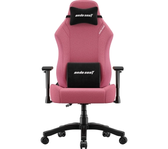 Fotel Anda Seat Luna L Pink Fabric Gamingowy do 100kg Tkanina Różowy