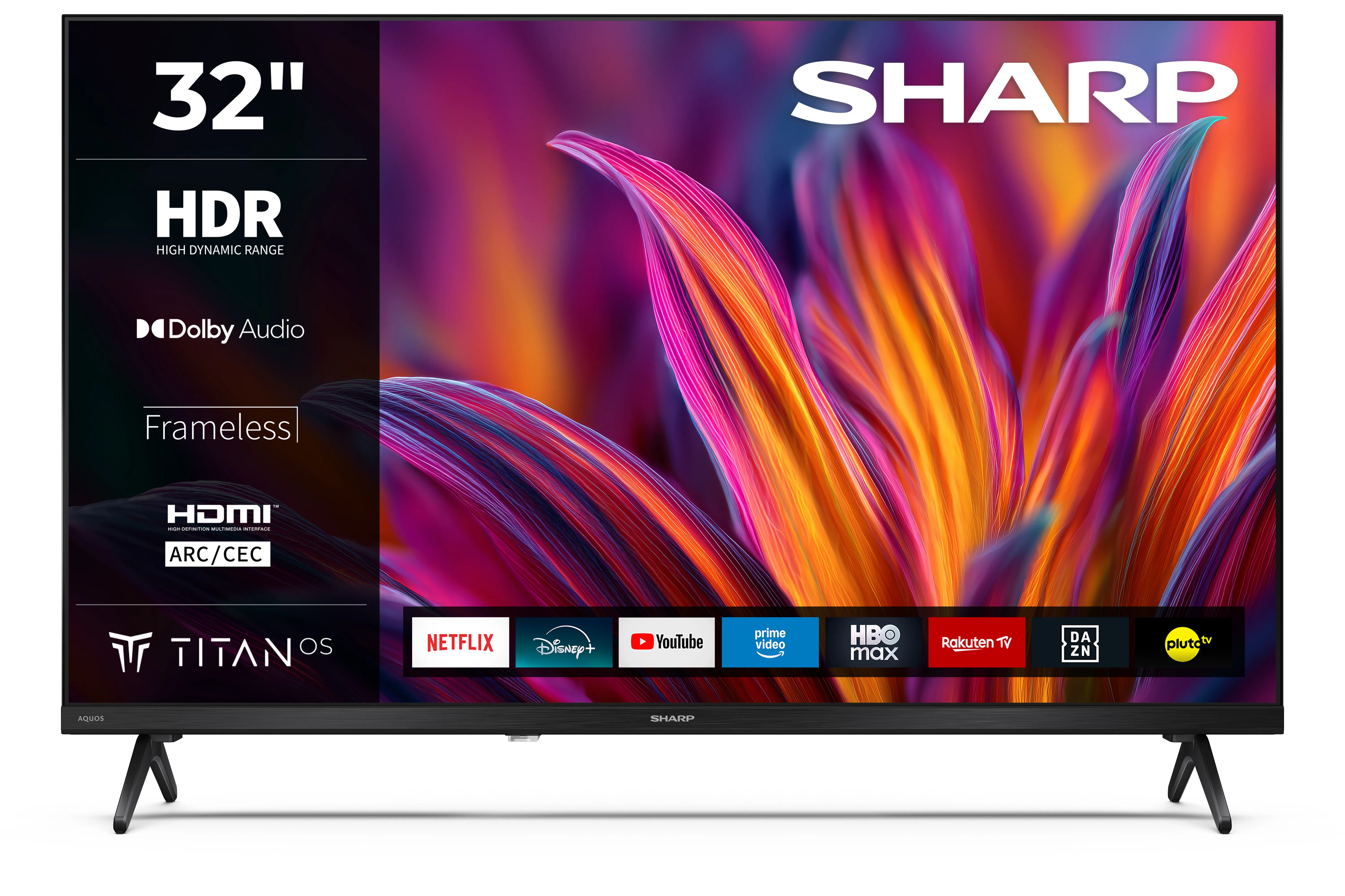 Telewizor Sharp 32JF2755E 32" HD Ready Smart TV TitanOS DVB-T2