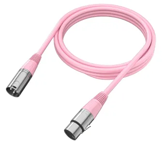 Kabel  audio Fifine L9CP XLR 1,8m Różowy