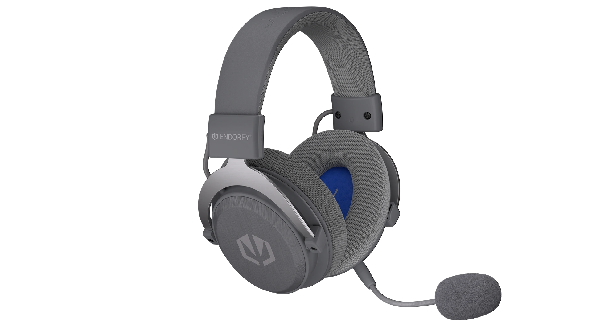 Słuchawki bezprzewodowe z mikrofonem Endorfy Viro Wireless Alt Gray Nauszne Szary