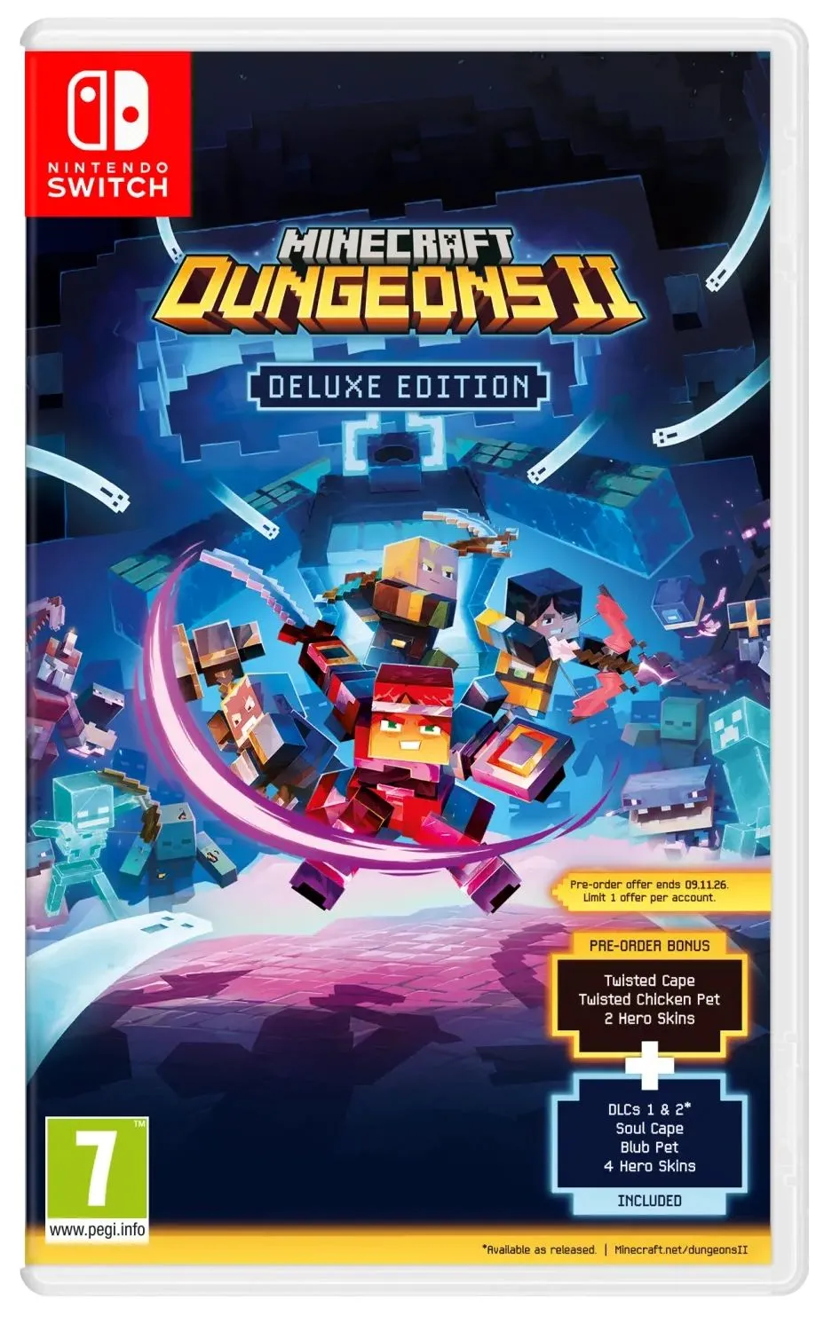 Minecraft Dungeons II Deluxe Edition Gra na Nintendo Switch