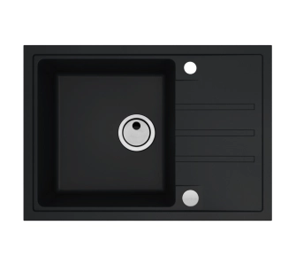 Zlewozmywak Alveus INTERMEZZO 40 Deep Black 1304090 Granital Czarny