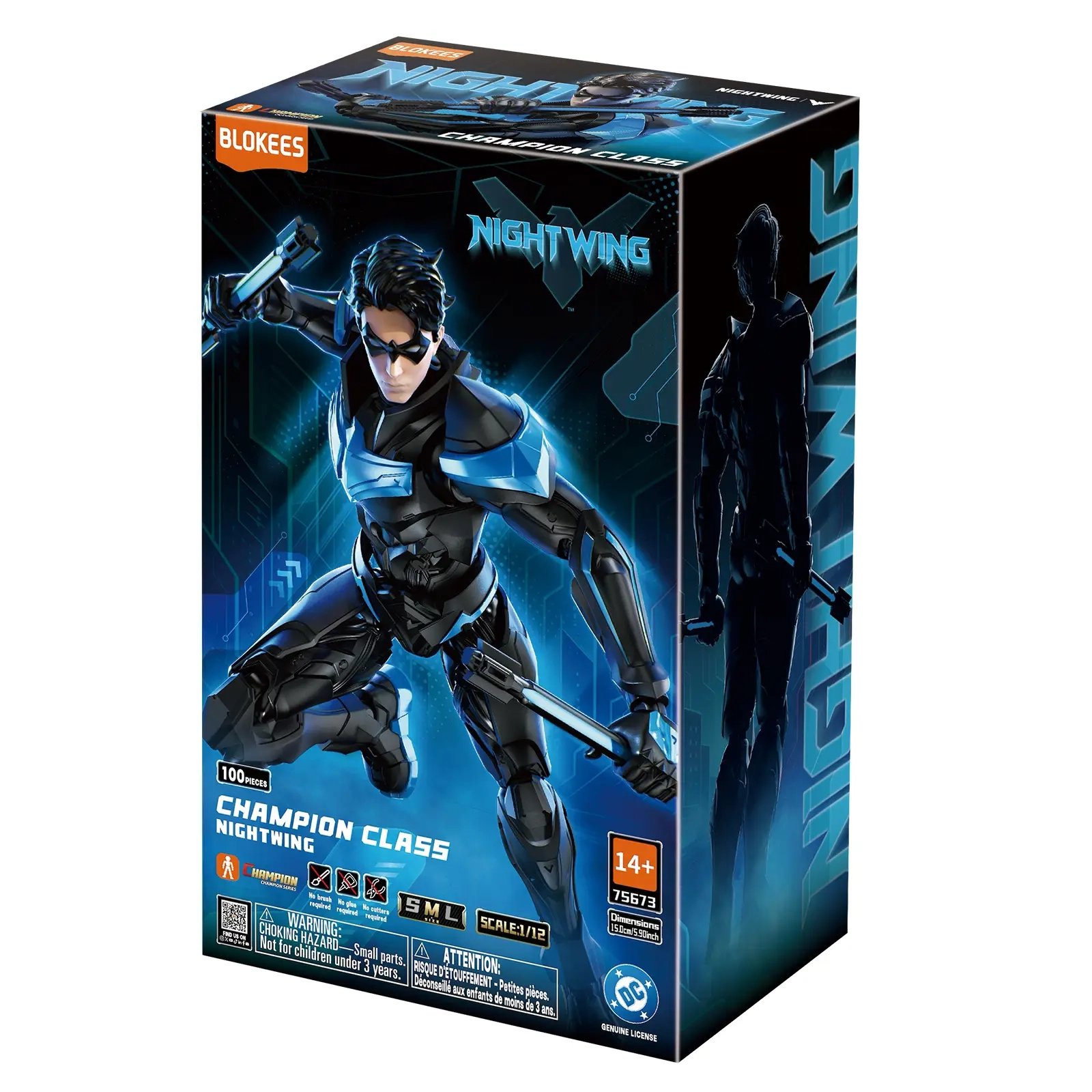 Model do składania Blokees DC Champion Class 03 - Nightwing