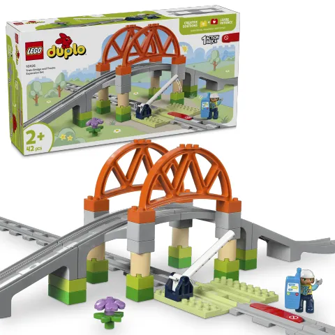LEGO 10426 DUPLO Most i tory kolejowe - zestaw rozszerzający