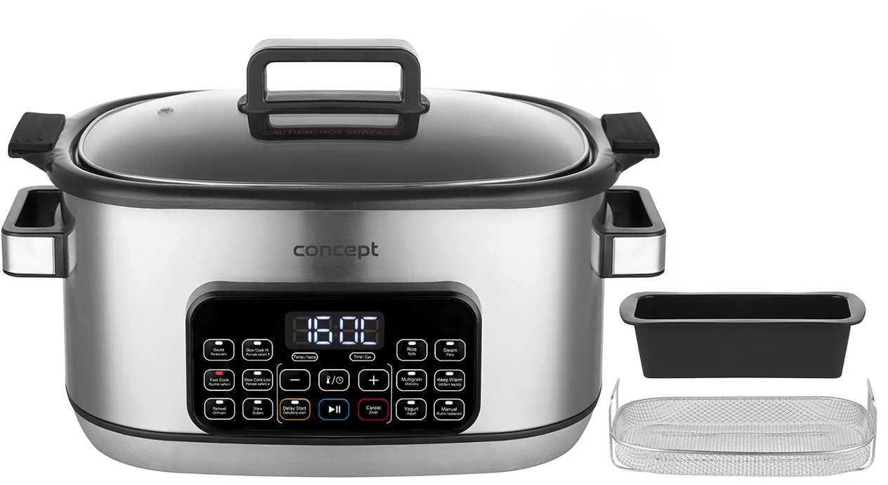 Multicooker Concept CK9000 1250W 6l Kosz do gotowania na parze