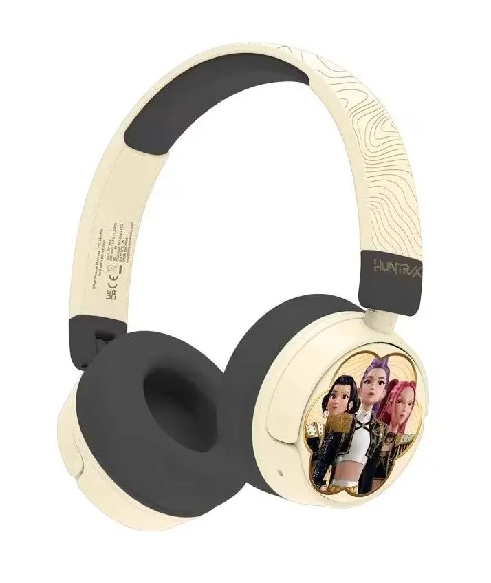 Słuchawki OTL Technologies K-Pop Demon Hunters Golden Kids Wireless Nauszne Dla Dzieci Beżowy