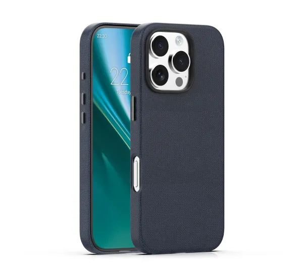 Etui do iPhone 16 Pro Max czarne Etteri Elegant mikrofibra silne magnesy