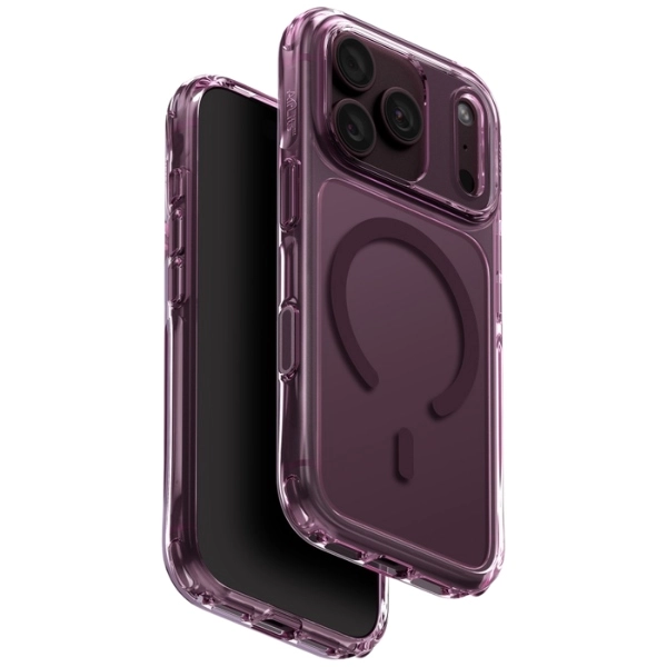 Etui UNIQ LifePro Xtreme do iPhone 18 Pro / 17 Pro Magclick Charging Burgundowy