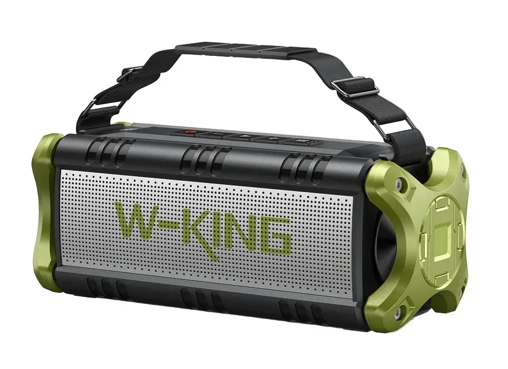 Głośnik Bluetooth W-KING D8 50W Zielony